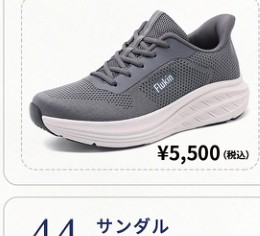KENPO Flukin StepIn Go スニーカー FXA350712 (No.40)